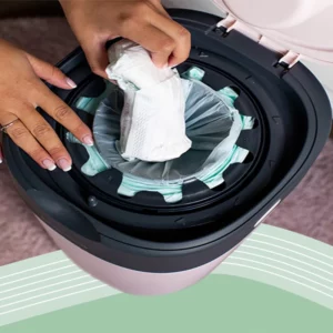 Poubelle à Couches Anti-Odeur Twist & Click de Tommee Tippee – Image 9
