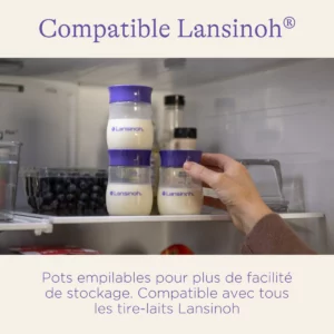 Pots de Conservation de Lait Maternel Lansinoh - 4 unités – Image 4