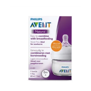 Biberon Avent Natural 60ml 0m+ – Image 2